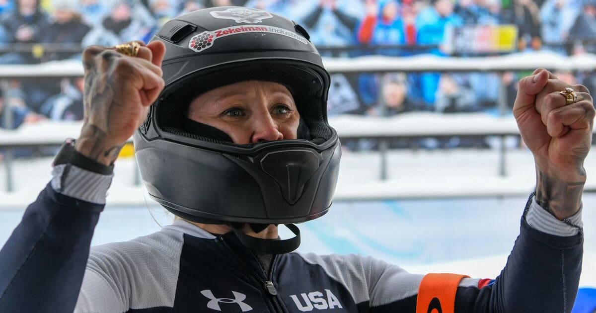 Usa Bobsled Skeleton Humphries Makes History Wins First Ever Womens Monobob World Championships 5281